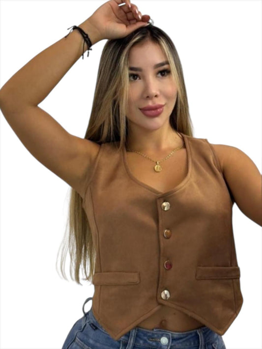 CHALECO BOTONES GAMUSA