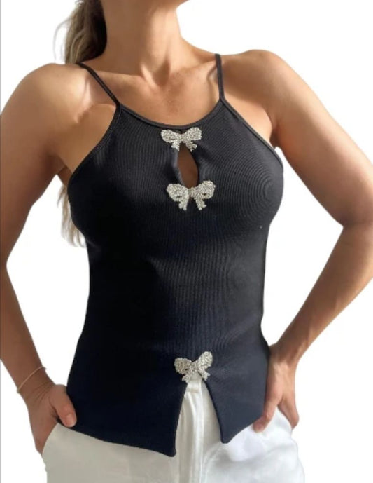 BLUSA RIB MOÑOS