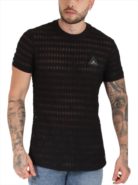 CAMISETA TEJIDA NEGRA