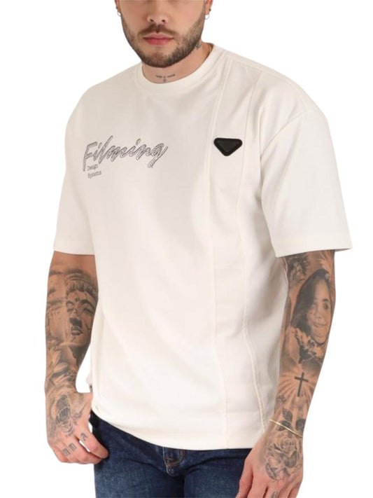 CAMISETA FILMING BEIGE