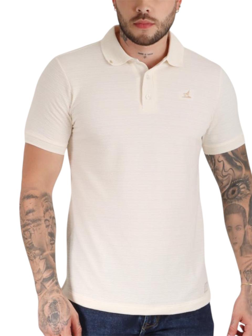 CAMISETA POLO BEIGE