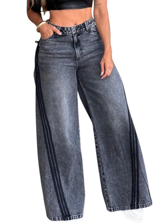 JEAN BOTA RECTA GRIS