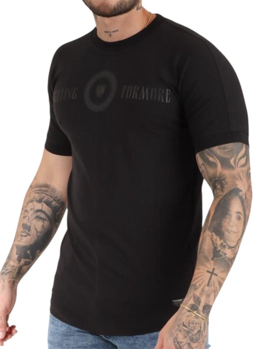 CAMISETA CIRCULO NEGRO