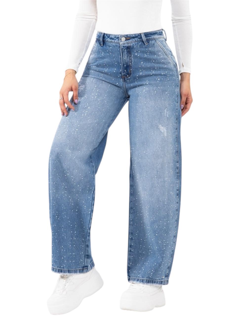 JEAN BARREL CON BRILLO