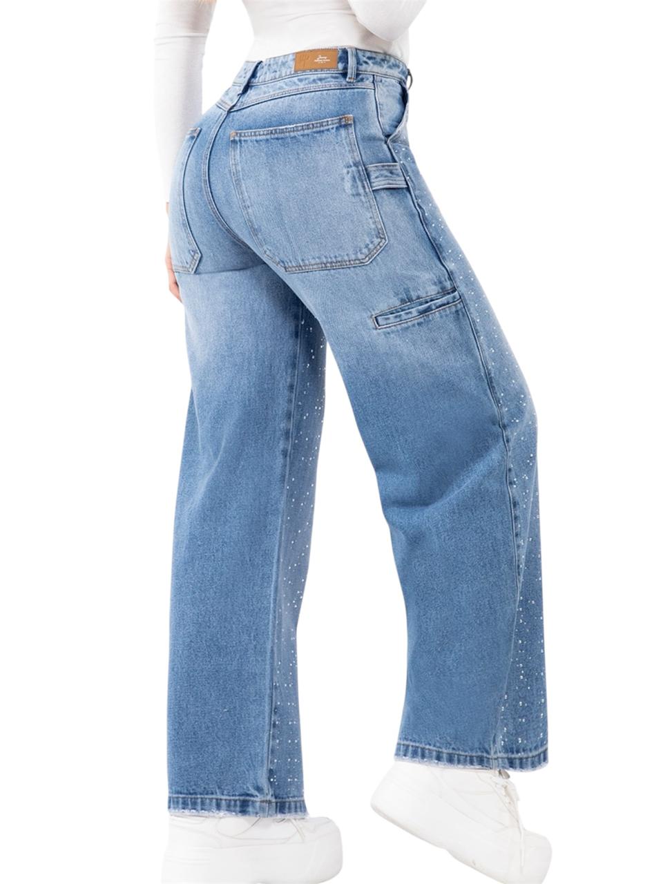 JEAN BARREL CON BRILLO