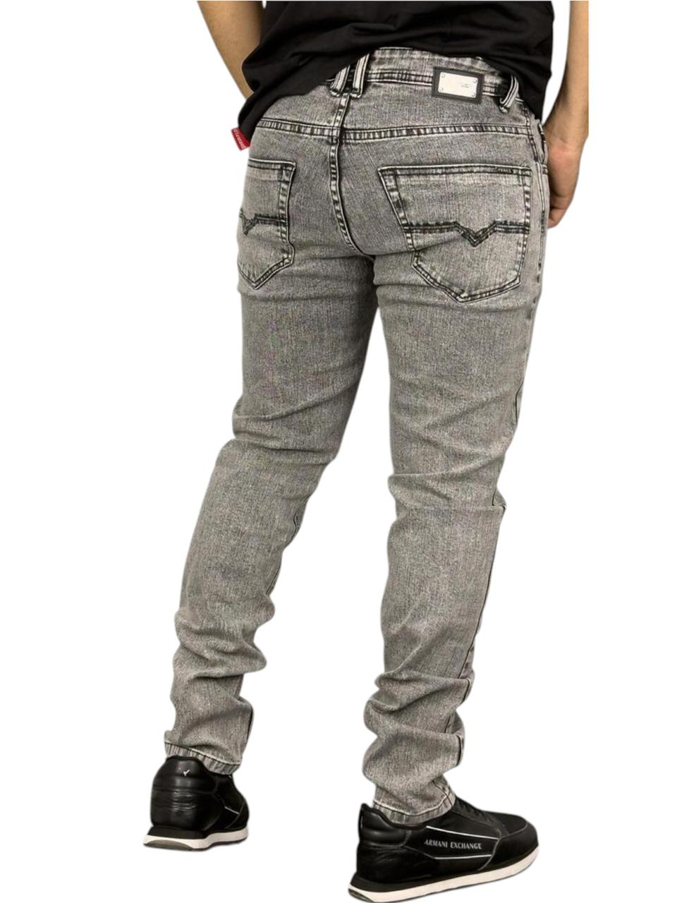 JEAN SKINNY GRIS CLARO HASPED