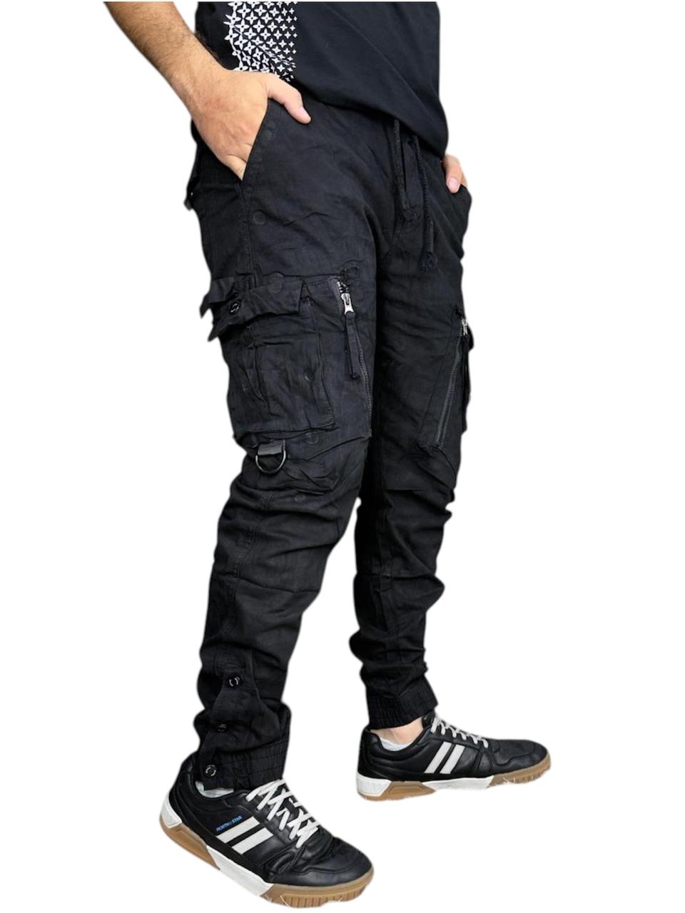 JOGGER NEGRO CREMALLERA