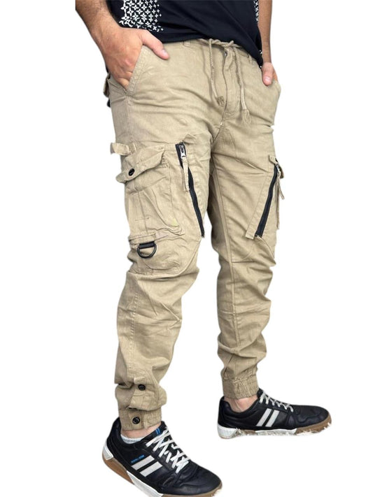 JOGGER CAQUI CREMALLERA