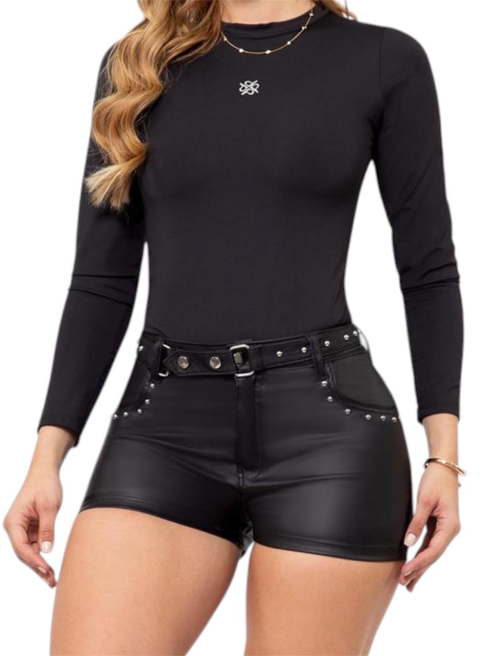 SHORT CUERO