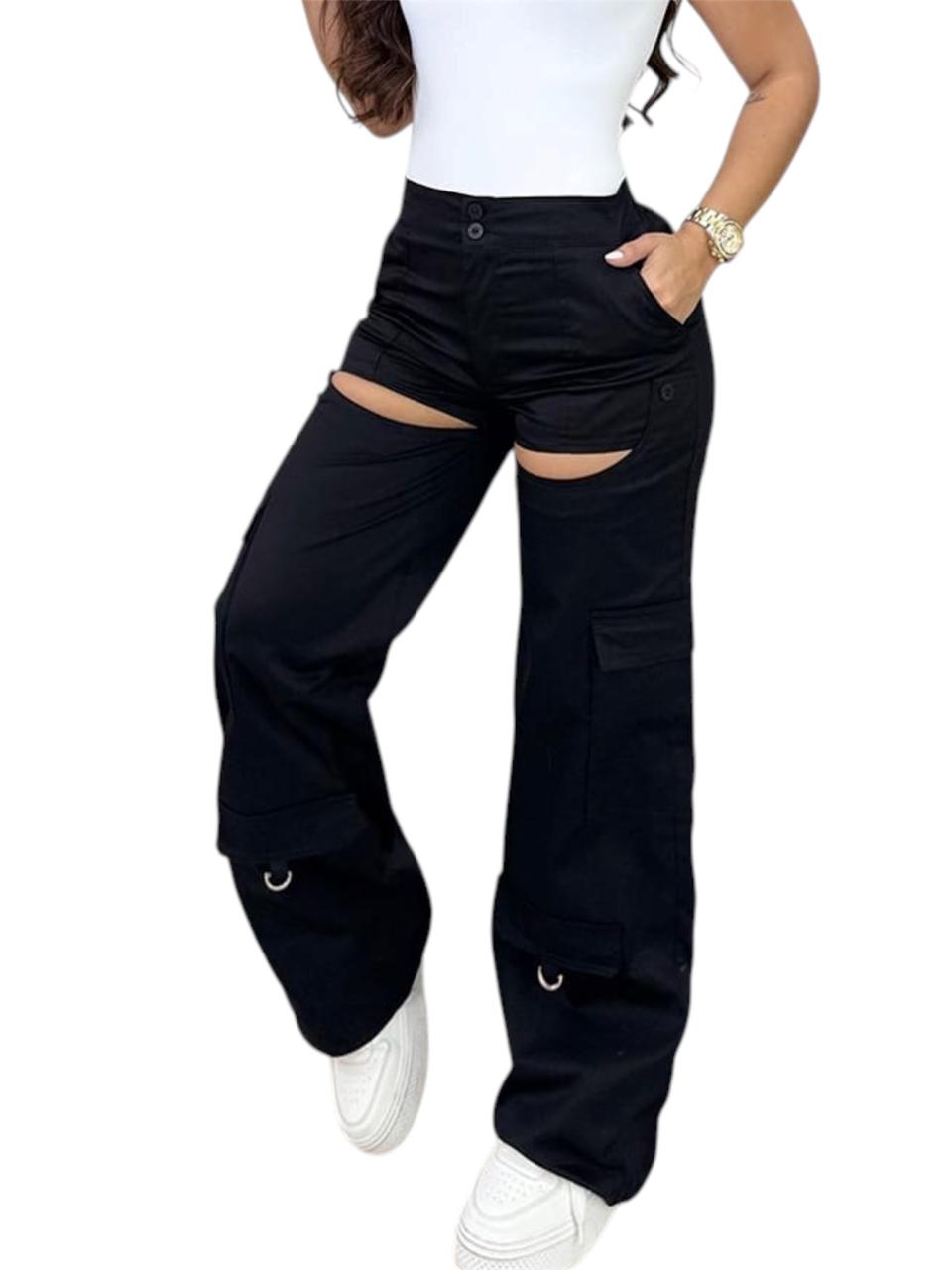 PANTALON NEGRO ROTOS