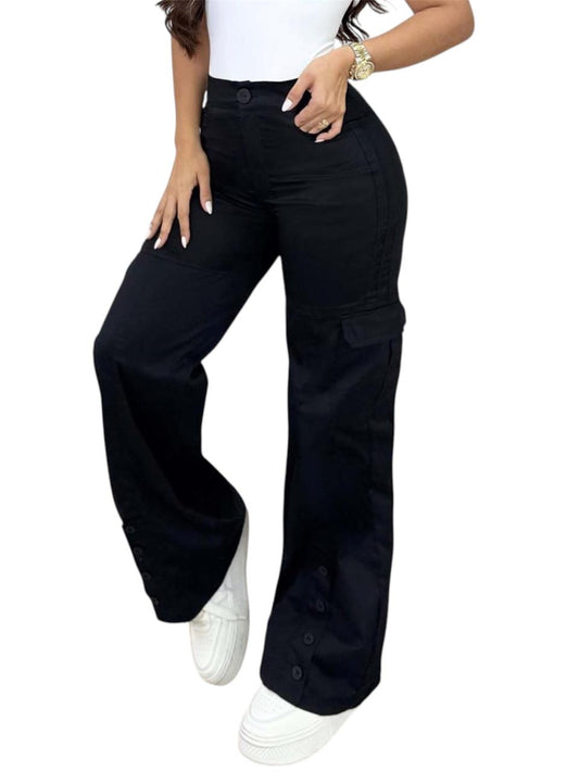 PANTALON RECTO NEGRO