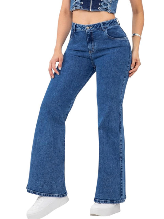 JEAN CAMPANA AZUL HASPED