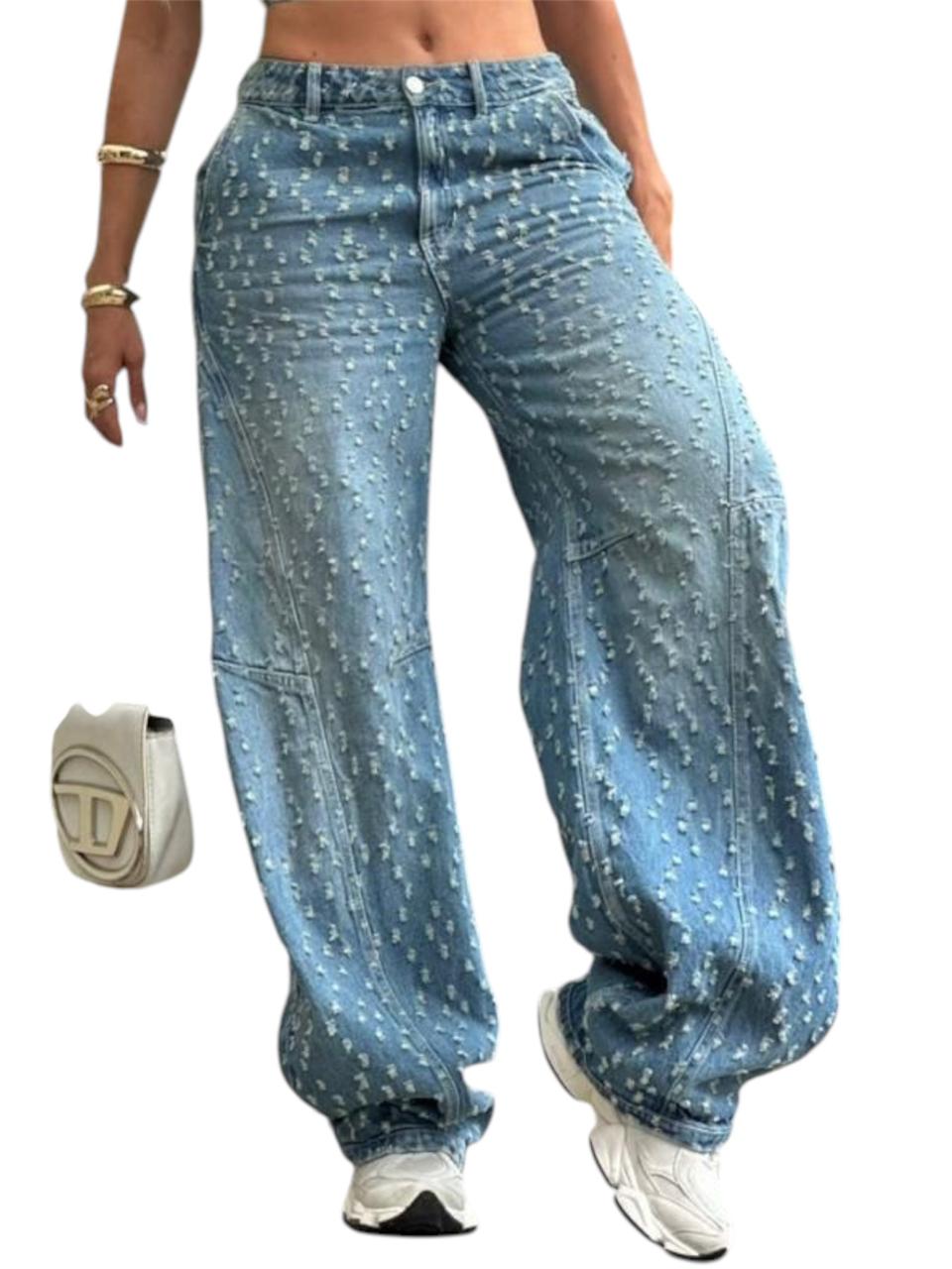 JEAN AZUL TEXTURA