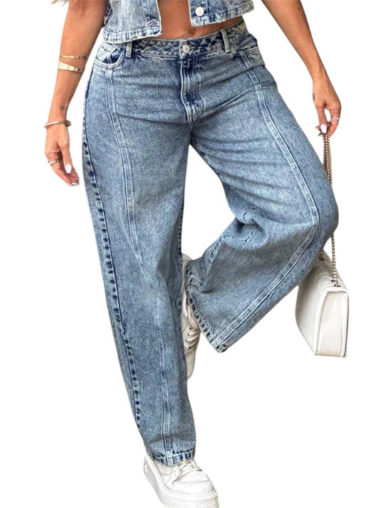 JEAN BARREL INDIGO CORTES