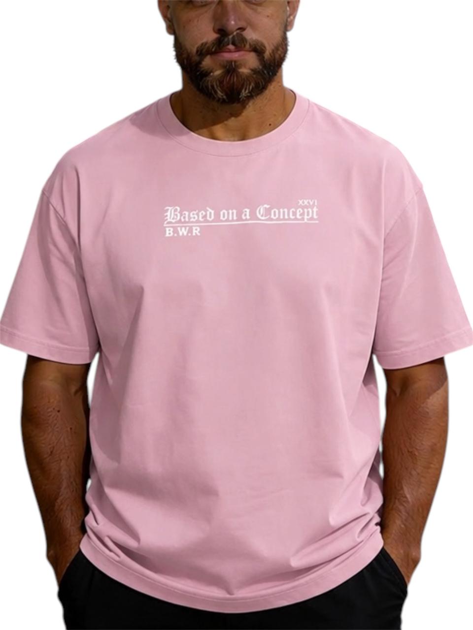 CAMISETA OVERSIZED ROSADO