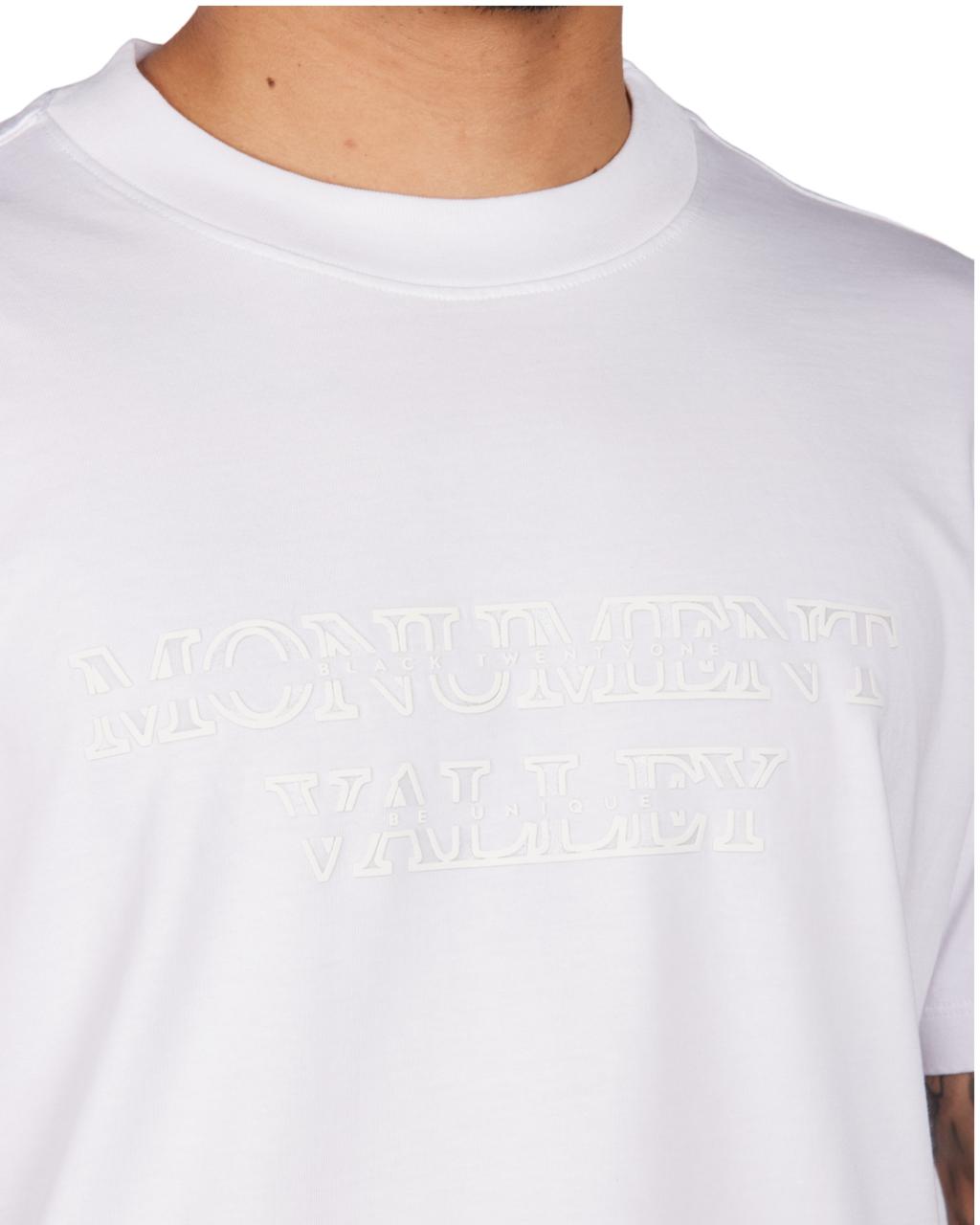 CAMISETA EXCESSIVE MONUMENT BLANCO