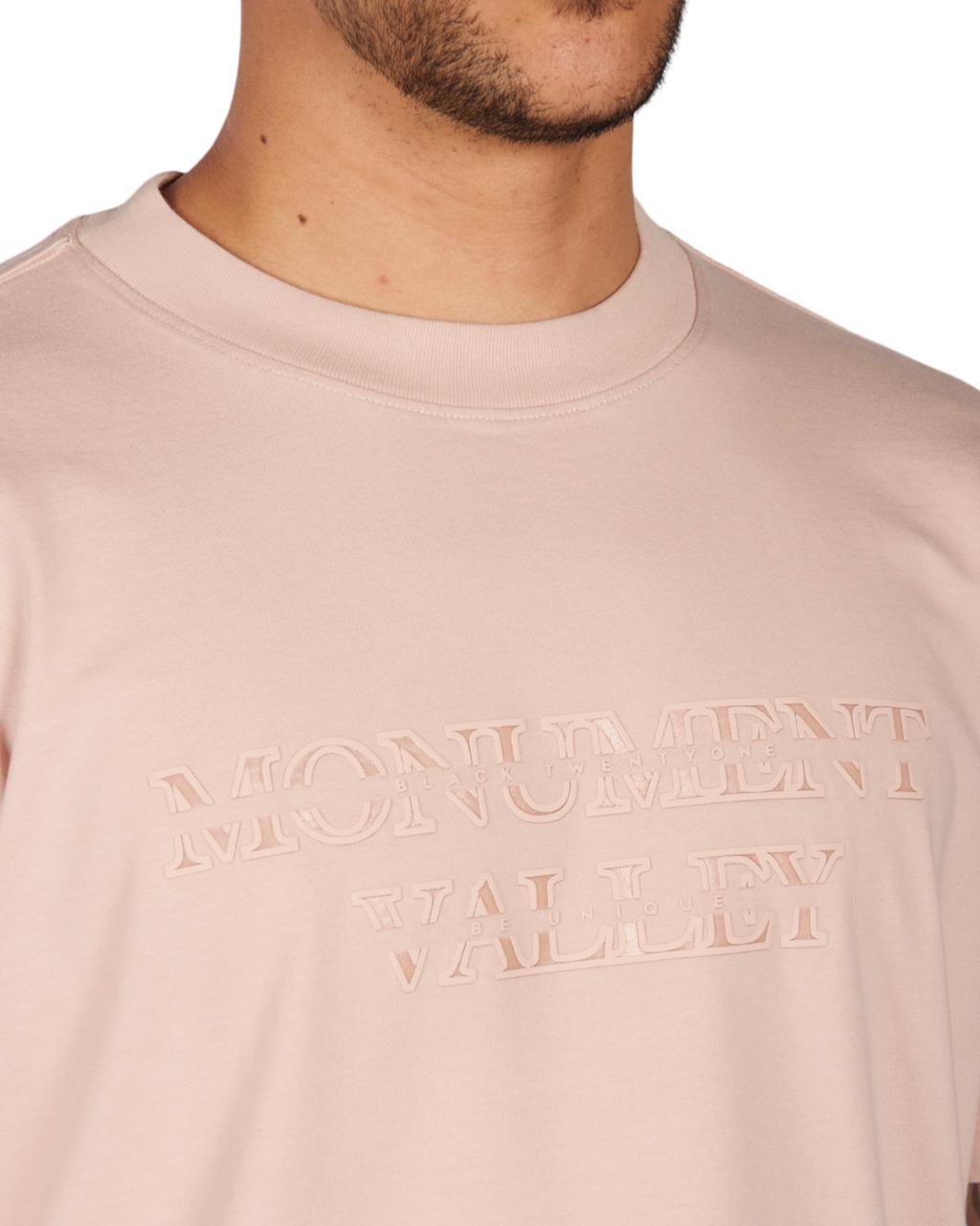 CAMISETA  EXCESSIVE MONUMENT ROSADO