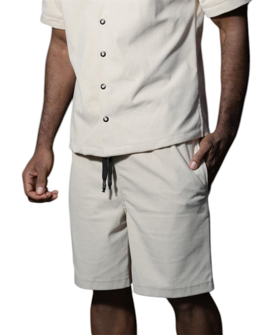 SHORT DEPORTIVO BEIGE